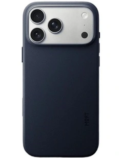 Moft Snap Phone Case MOVAS Vegan Leather iPhone 17 Pro Jet Black