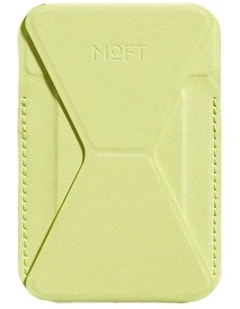 MOFT Snap-On MagSafe Vegan Leather iPhone Stand & Wallet MOVAS Soft Avocado