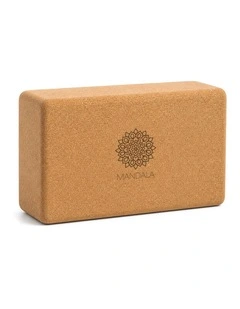 Mandala Natural Cork Yoga Block - Large