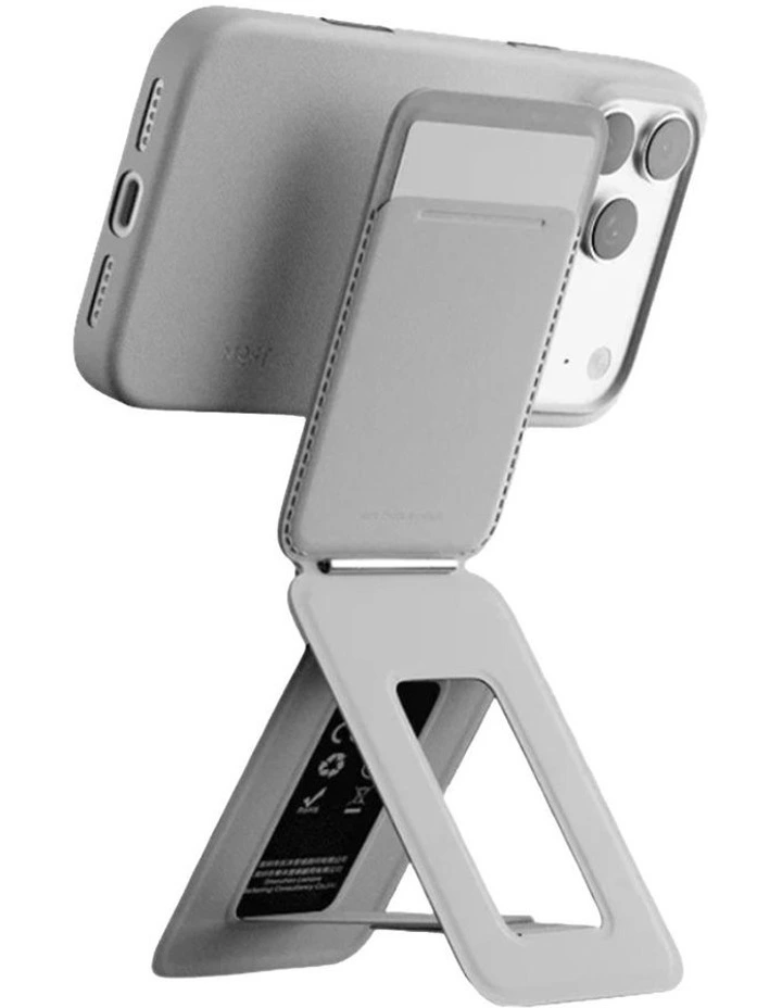 Moft Trackable Tripod Wallet 4-in-1 MagSafe Stand Locator & Capture Misty Cove image 1