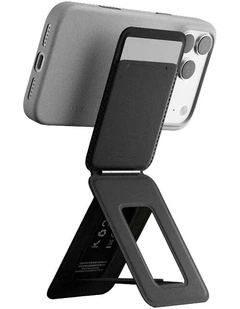 Moft Trackable Tripod Wallet 4-in-1 MagSafe Stand Locator & Capture Jet Black