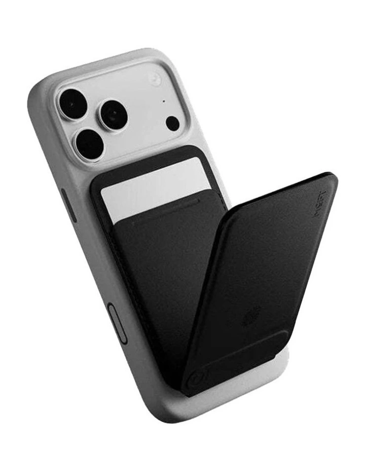 Moft Trackable Tripod Wallet 4-in-1 MagSafe Stand Locator & Capture Jet Black image 2