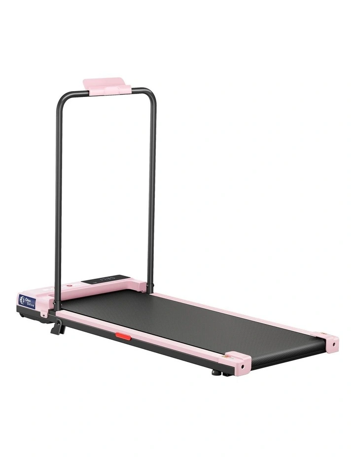 Treadmill Walking Pad Electric Incline Under Desk Pink image 1