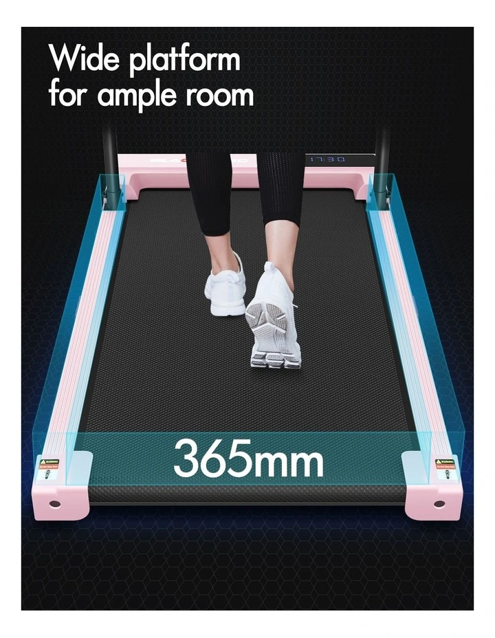Treadmill Walking Pad Electric Incline Under Desk Pink image 6