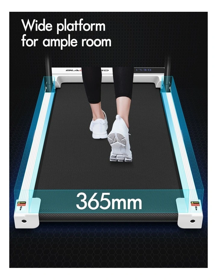 Treadmill Walking Pad Electric Incline Under Desk White image 6