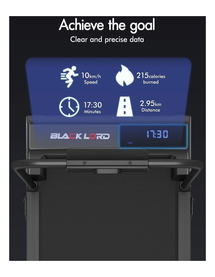 Treadmill Walking Pad Electric Incline Under Desk Black image 5