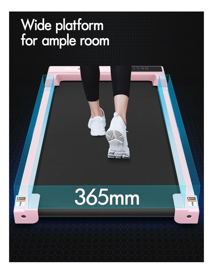 Walking Pad Treadmill Electric Incline Under Desk Pink image 6