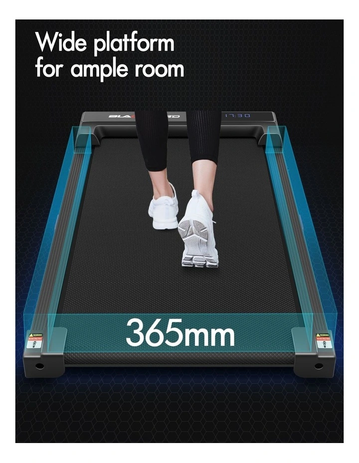 Walking Pad Treadmill Electric Incline Under Desk Black image 6
