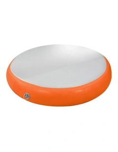 Powertrain 20cm Thick 1m Airtrack Spot Round Inflatable Gymnastics Tumbling Mat Air Track - Orange