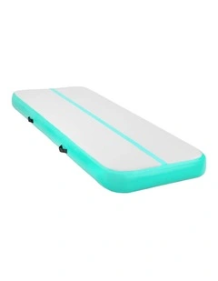 Powertrain Airtrack 20cm Thick 3m x 1m Inflatable Gymnastics Tumbling Mat Air Track - Mint Green