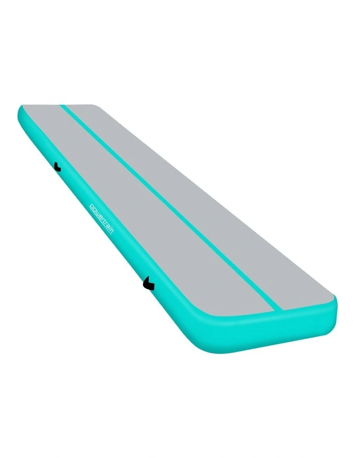 Powertrain Airtrack 20cm Thick 8m x 1m Inflatable Gymnastics Tumbling Mat Air Track image 1