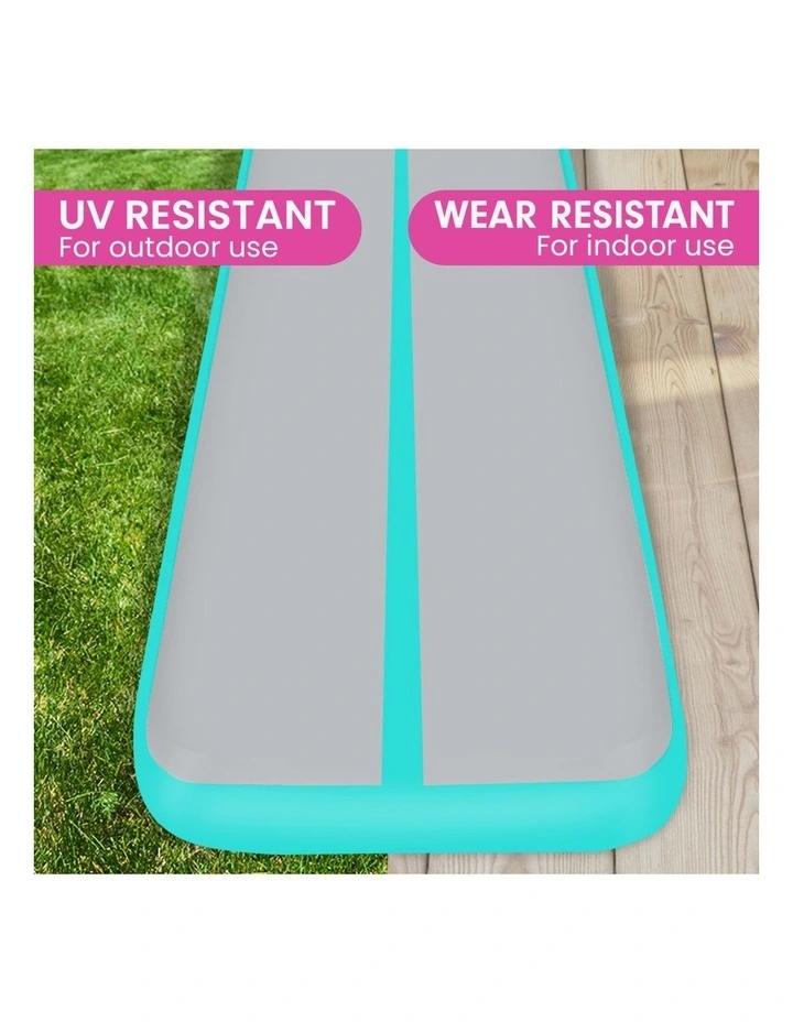 Powertrain Airtrack 20cm Thick 8m x 1m Inflatable Gymnastics Tumbling Mat Air Track image 7