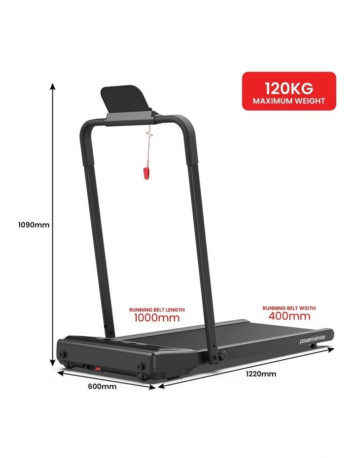 Powertrain K500 Walking Pad Treadmill Electric Exercise Home Gym Cardio Running Fitness image 4