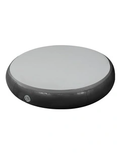 Powertrain 20cm Thick 1m Airtrack Spot Round Inflatable Gymnastics Tumbling Mat Air Track - Black