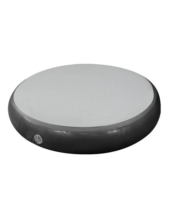 Powertrain 20cm Thick 1m Airtrack Spot Round Inflatable Gymnastics Tumbling Mat Air Track - Black image 1