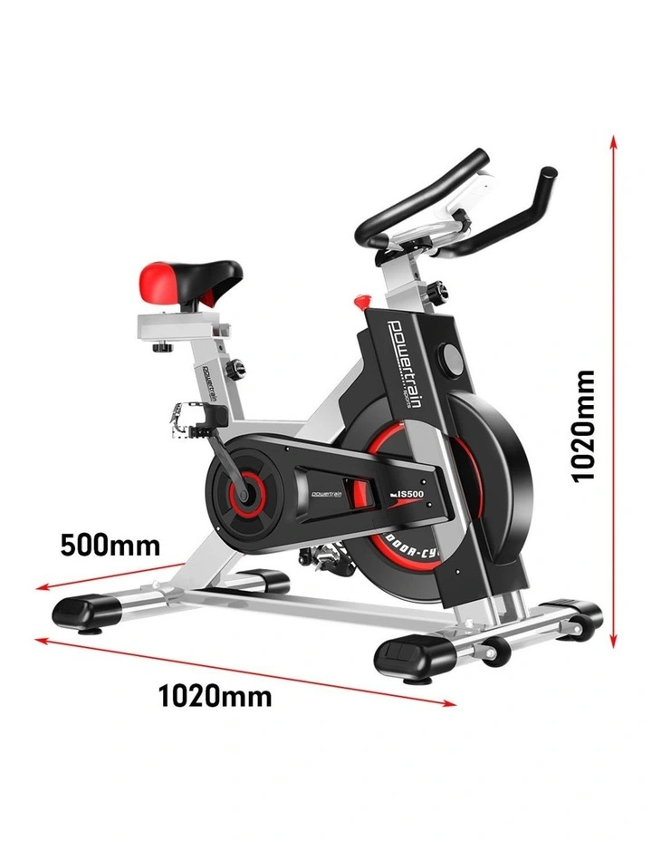 Powertrain D20 Indoor Exercise Bike Heavy Flywheel Spin Cycling Bike image 3