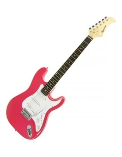Karrera 39in Electric Guitar Music 6-String Instrument Full Size Pink