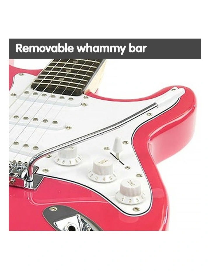 Karrera 39in Electric Guitar Music 6-String Instrument Full Size Pink image 6