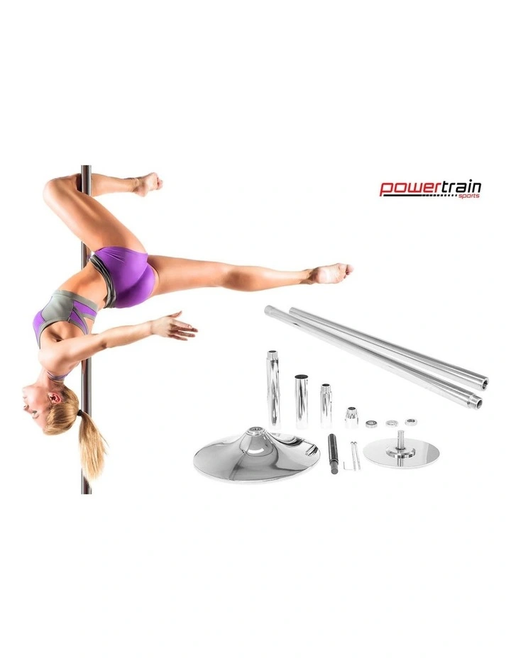 Powertrain Home Portable Dance Pole Static and Spinning modes image 2