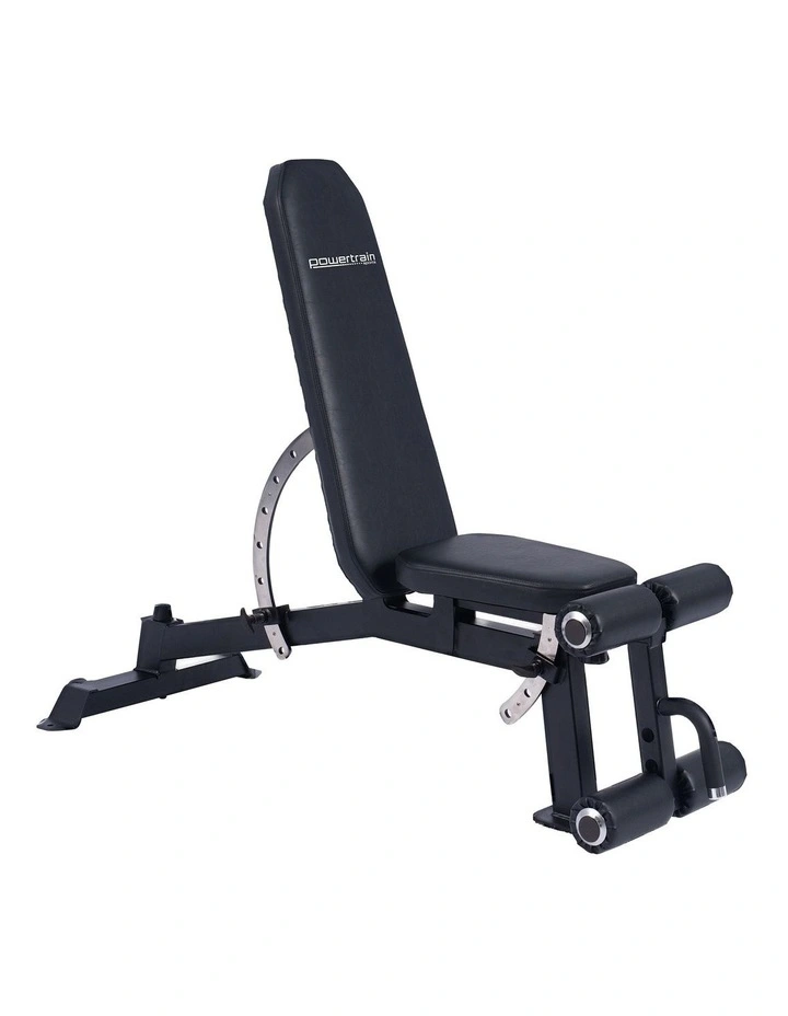 Powertrain Multi Workout Bench with Transport Wheels and Adjustable Backrest image 1