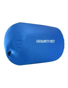 Powertrain Inflatable Air Barrel Exercise Roller 120cm x 75cm - Blue