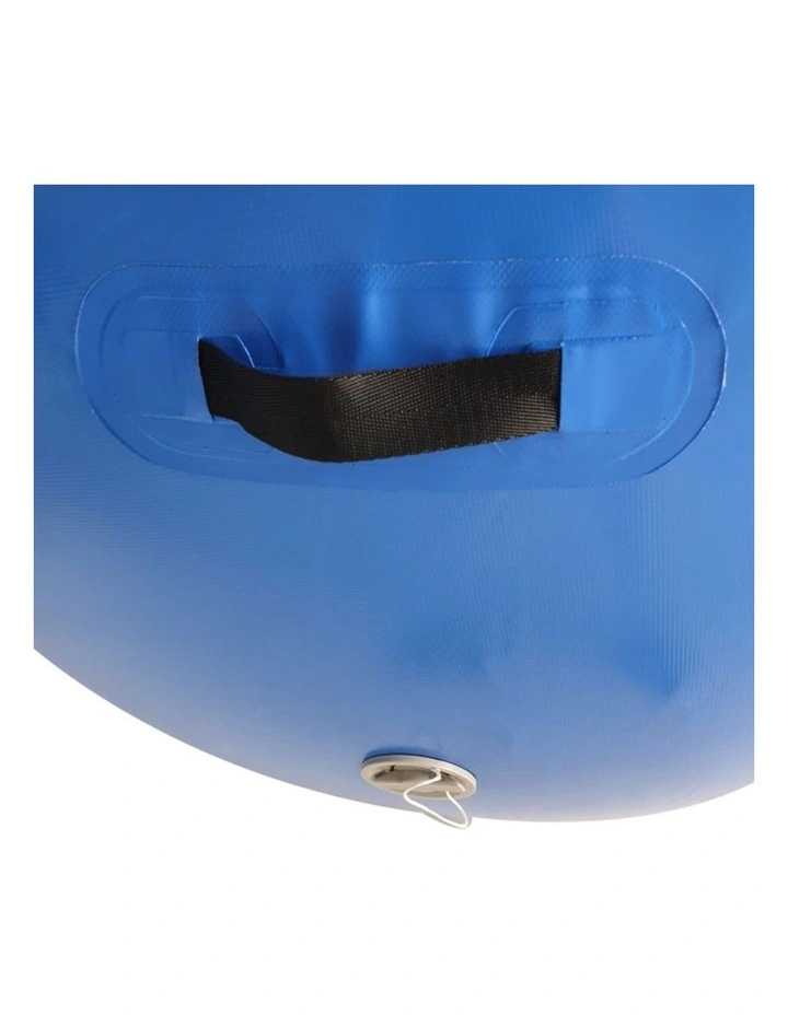 Powertrain Inflatable Air Barrel Exercise Roller 120cm x 75cm - Blue image 4