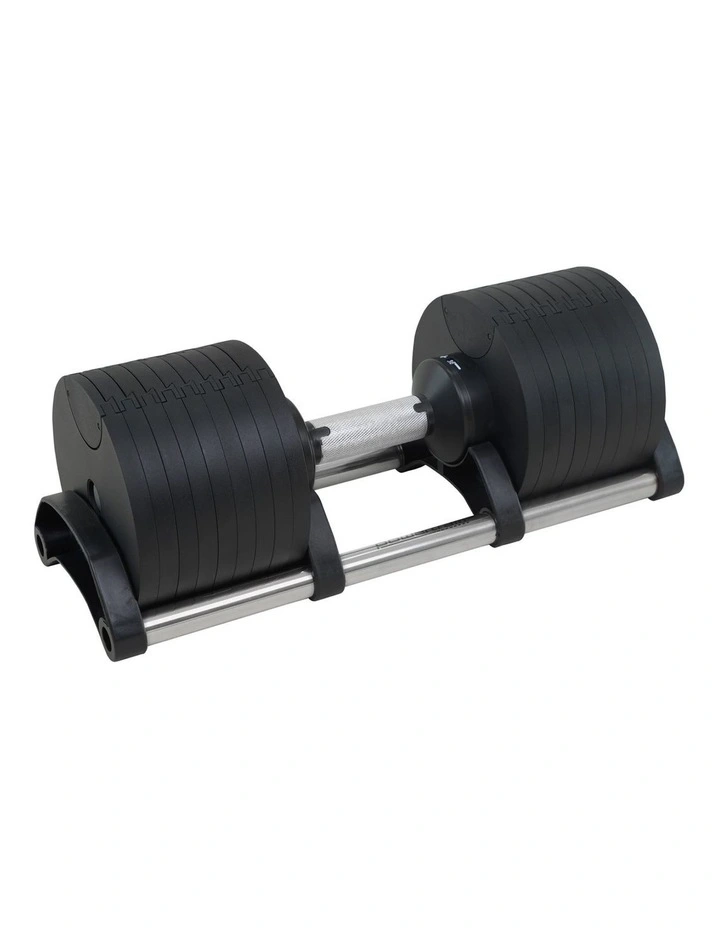 Powertrain Eon Dial Up 36KG Adjustable Dumbbell - Black image 1