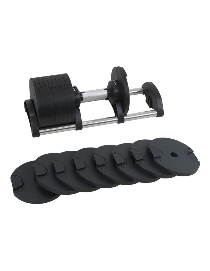 Powertrain Eon Dial Up 36KG Adjustable Dumbbell - Black image 6