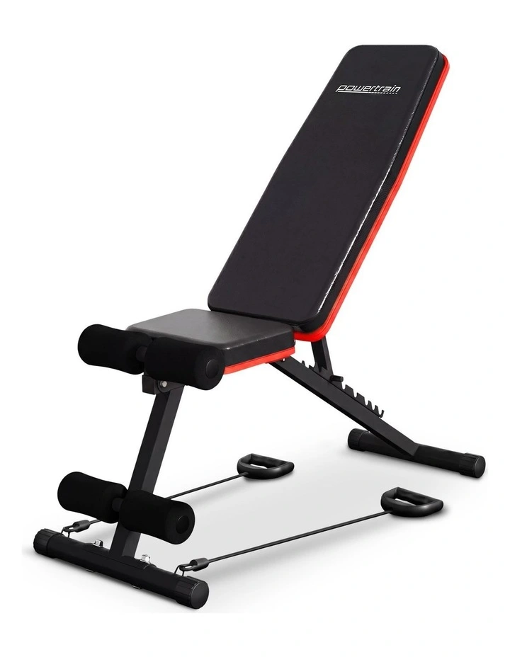 Powertrain Adjustable Weight Bench w/ Incline Decline and 7 Backrest Positions image 1