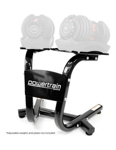 Powertrain Adjustable Dumbbells Stand Weight Plates
