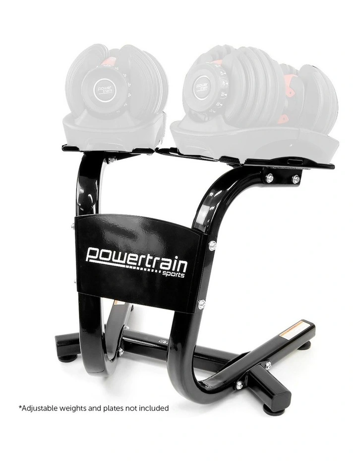 Powertrain Adjustable Dumbbells Stand Weight Plates image 1