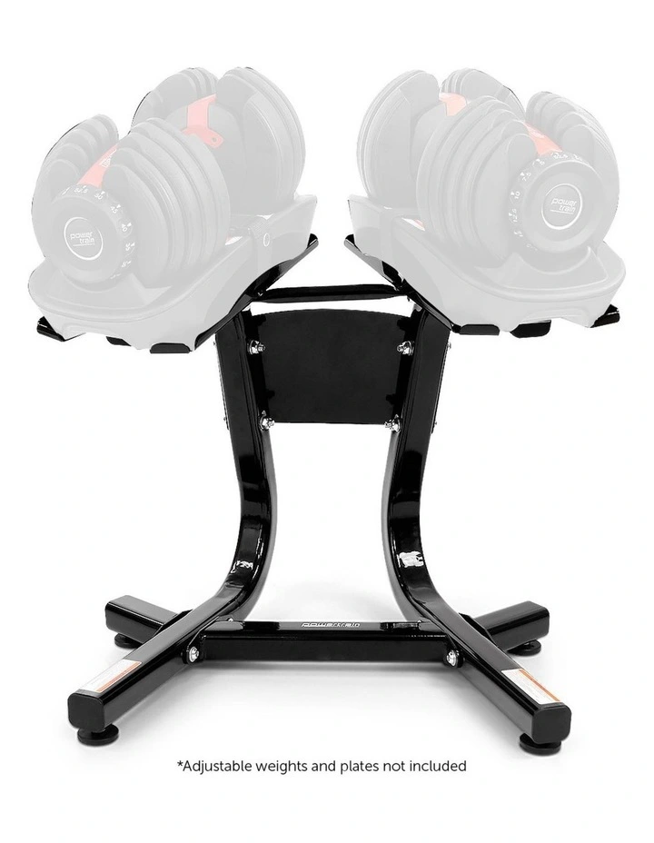 Powertrain Adjustable Dumbbells Stand Weight Plates image 2