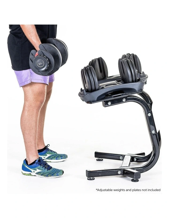 Powertrain Adjustable Dumbbells Stand Weight Plates image 6