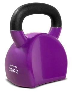 CORTEX 20kg BodyCurve Vinyl Coated Kettlebell