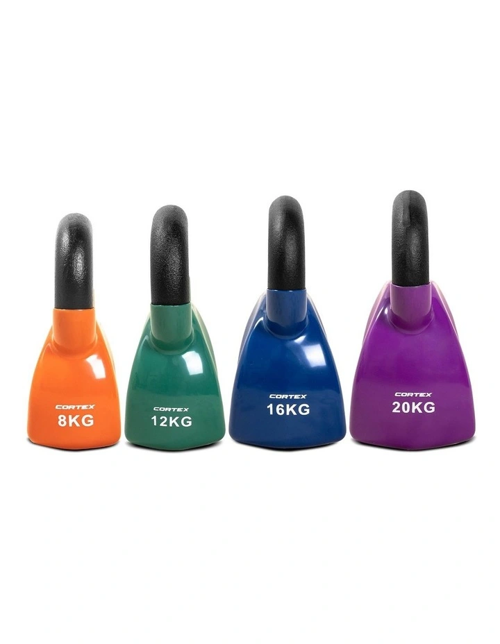 CORTEX BodyCurve Vinyl Coated Kettlebell Complete Set (8-20kg) image 2