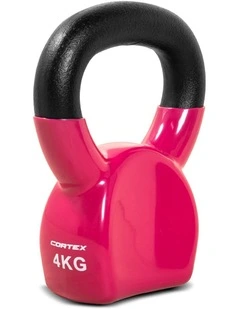 CORTEX 4kg BodyCurve Vinyl Coated Kettlebell