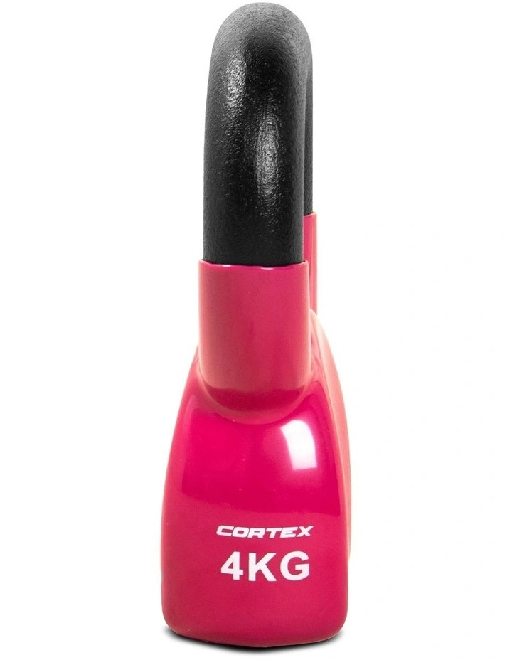 CORTEX 4kg BodyCurve Vinyl Coated Kettlebell image 2