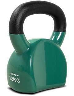 CORTEX 12kg BodyCurve Vinyl Coated Kettlebell