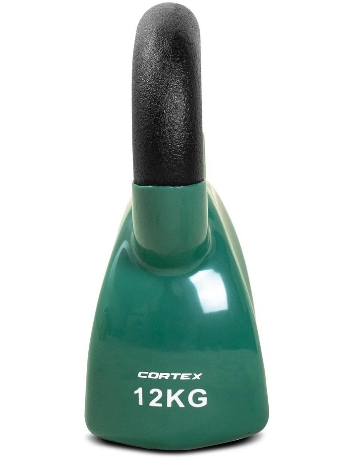 CORTEX 12kg BodyCurve Vinyl Coated Kettlebell image 2