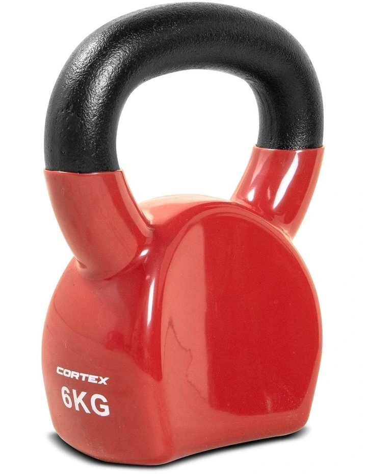 CORTEX 6kg BodyCurve Vinyl Coated Kettlebell image 1