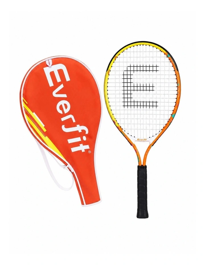 Everfit 23 Inch Tennis Racket Lightweight 200g for Adult and Junior Players Orange image 1