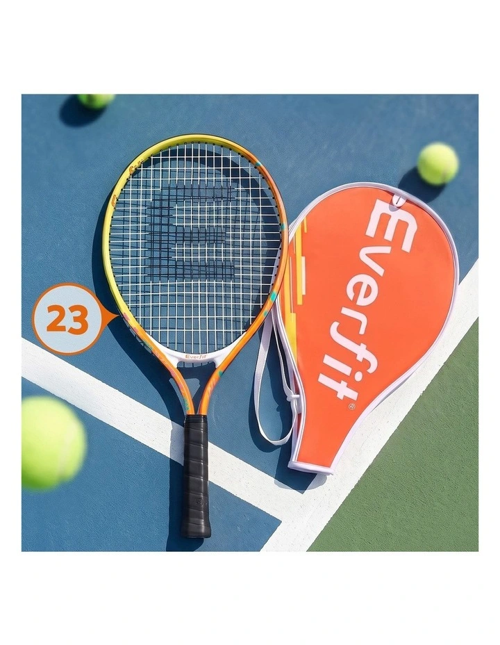 Everfit 23 Inch Tennis Racket Lightweight 200g for Adult and Junior Players Orange image 6