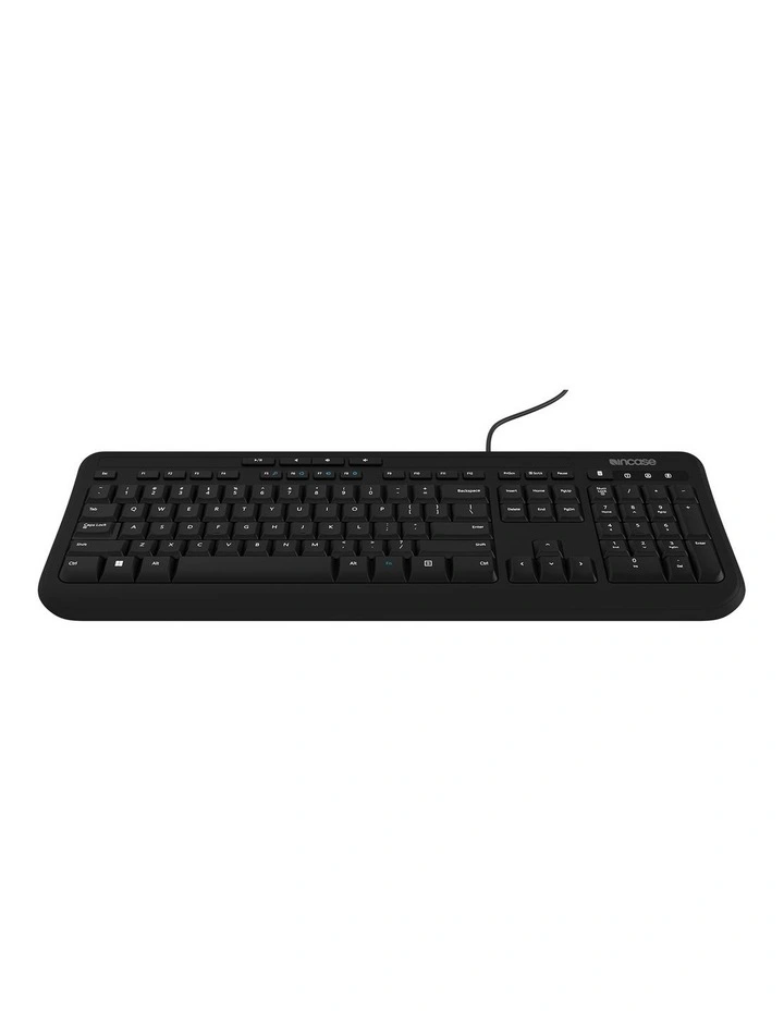 Incase Designed by Microsoft Desktop 600 Wired Keyboard Black [ANB-00025] image 2