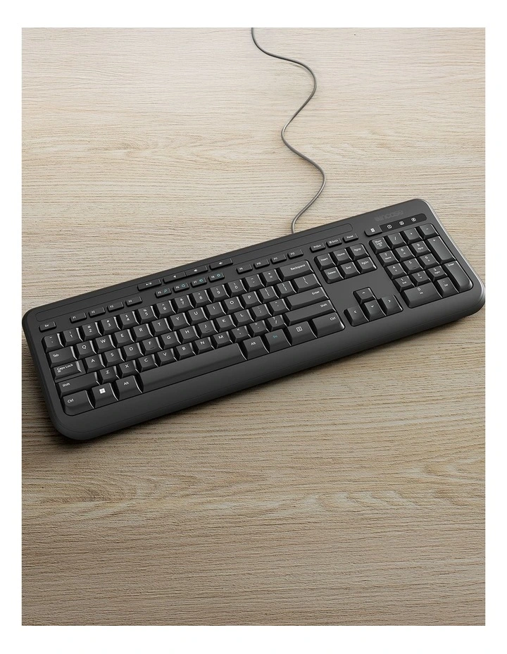 Incase Designed by Microsoft Desktop 600 Wired Keyboard Black [ANB-00025] image 5