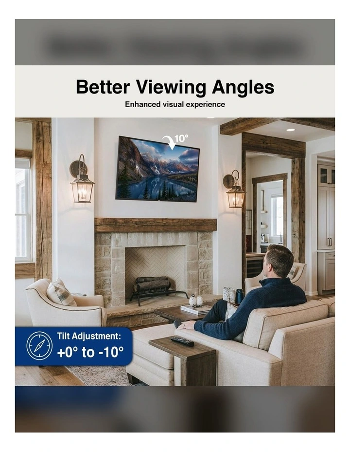 Laser Tilt TV Wall Mount for TVs Up to 86 Inch TVB-LP38-6T_537 image 3