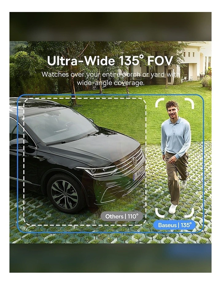 Baseus S1 Lite 2K Solar Outdoor Security Camera S0003300 image 7
