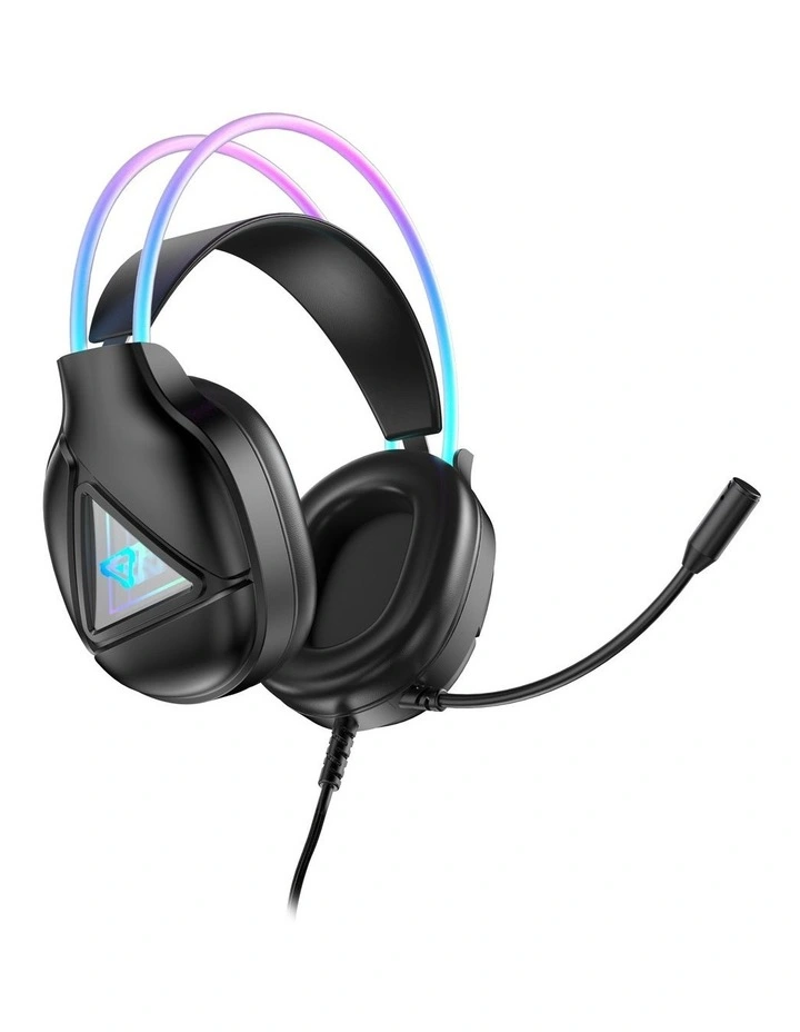 Laser Infinity RGB Wired Gaming Headset PC-WHIFBK-488 image 1