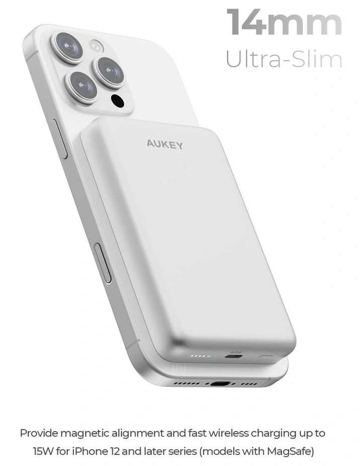 AUKEY PB-MS08 MagFusion M 10000 Magnetic Wireless Power Bank image 7