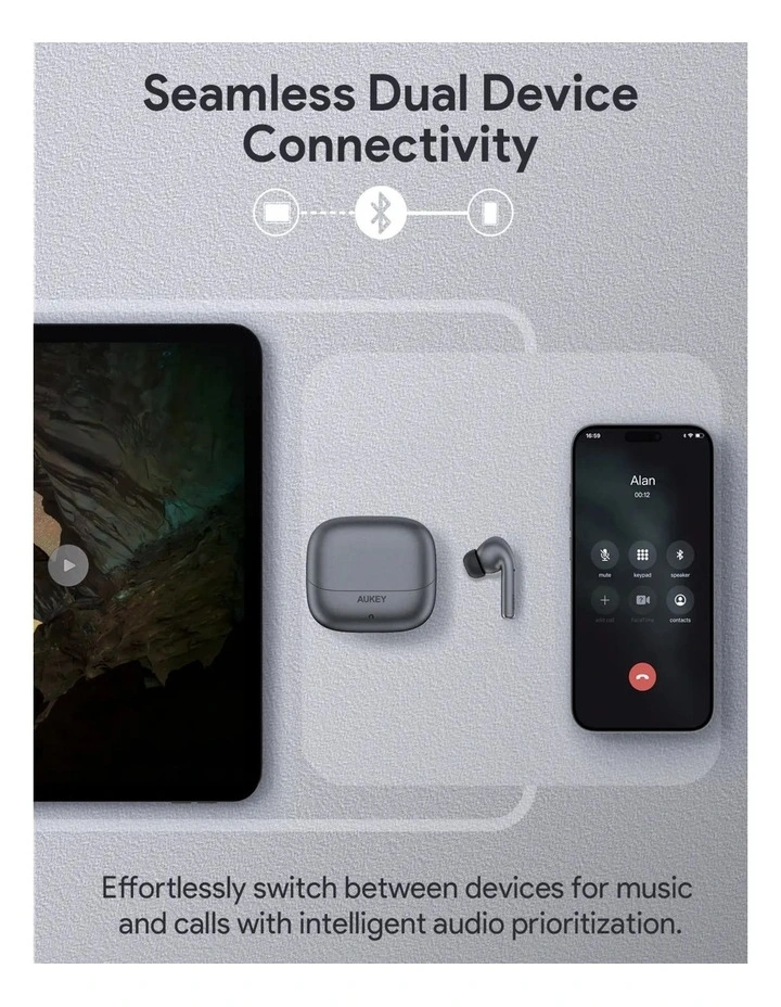 AUKEY EP-B1 True Wireless Earbuds with Hybrid ANC image 4