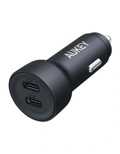 AUKEY CC-Y23 Enduro Dual 65W 2-Port Car Charger